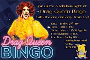 Drag Bingo Night with Trixie Lee | Ashby Rugby Football Club