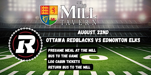 Redblacks Game Day Bus Bash – August 22 | 5544 Manotick Main St