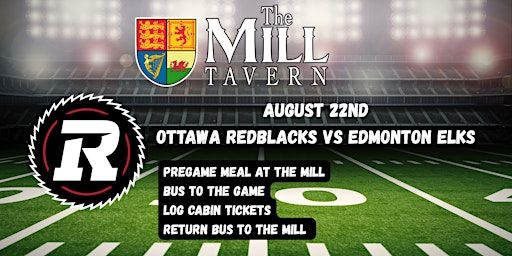 Redblacks Game Day Bus Bash – August 22 | 5544 Manotick Main St