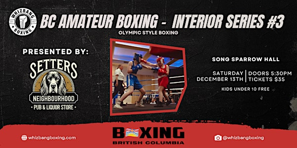 Whizbang Boxing - Interior Series #3 | Song Sparrow Hall