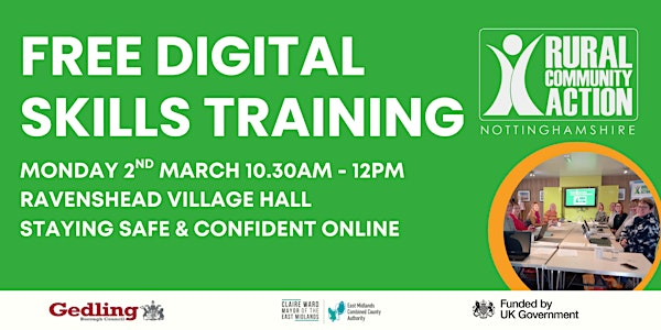 Staying Safe & Confident Online | Ravenshead Village Hall