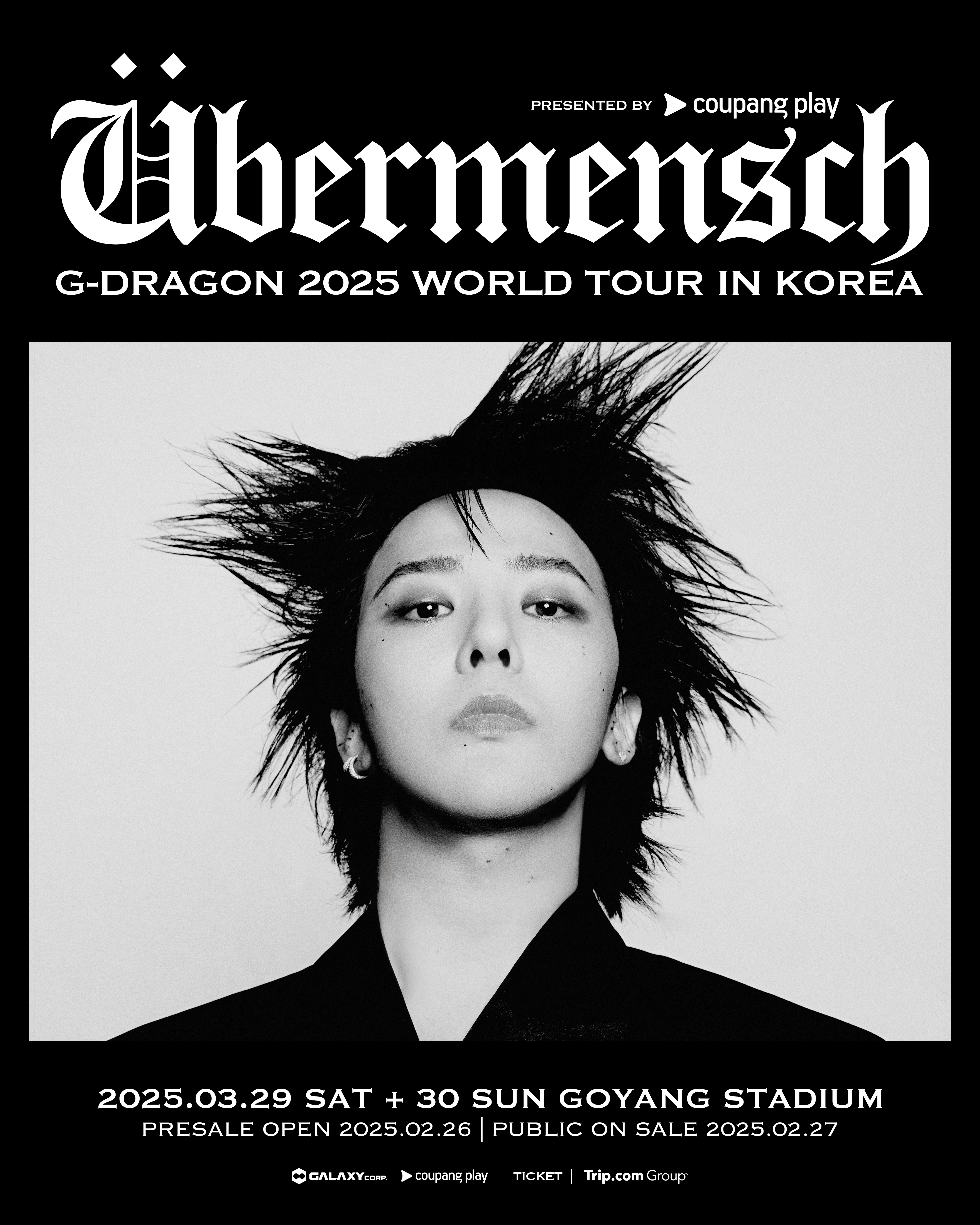 G-DRAGON 2025 WORLD TOUR [Übermensch] IN KOREA | 고양종합운동장