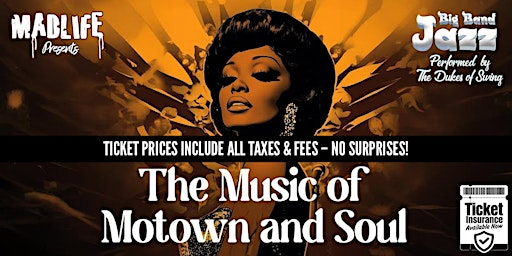 Big Band Jazz — Performing Motown and Soul Music| SPECIAL MATINEE PRICING! | MadLife Stage & Studios
