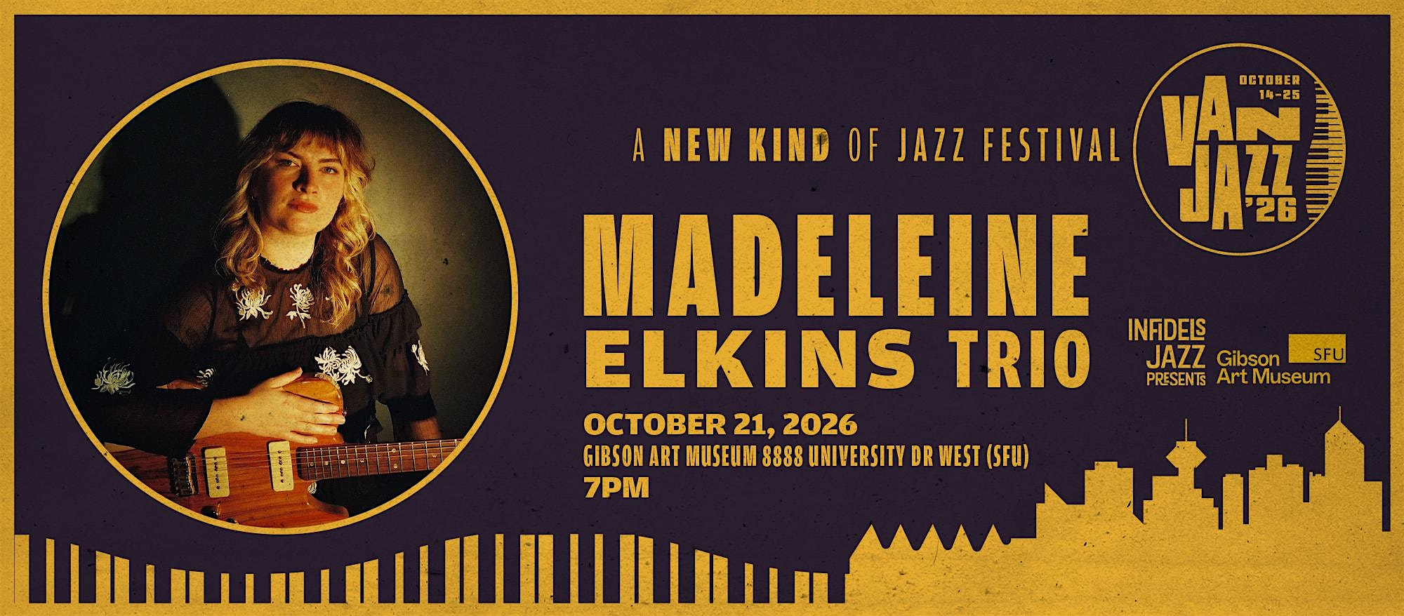 Infidels Jazz Presents: Madeleine Elkins Trio at Gibson Art Museum | Marianne and Edward Gibson Art Museum