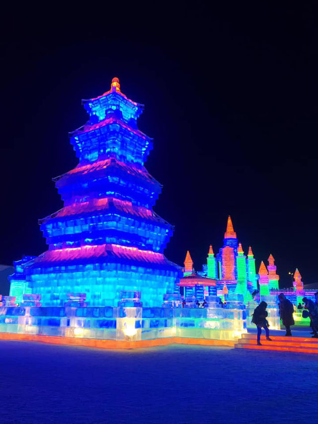 Harbin Snow and Ice Park, China ❄️☃️✈️