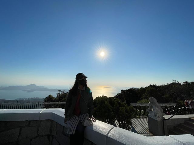 🤩高踞臨下俯瞰南丫島及藍巴勒海峽🌇🌆