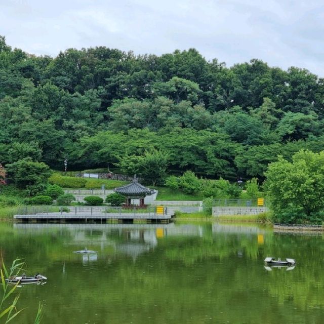 ☔️비 오는 날 운치있는 북서울꿈의숲 월영지