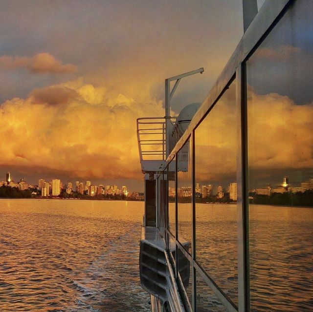 Cruising in the sunset