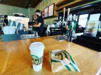 แวะพักรถจิปกาแฟสตาบัควิวนาเกลือ 360 องศา