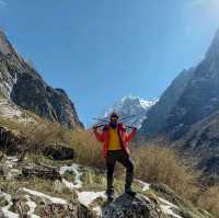 trekking to Annapurna base camp