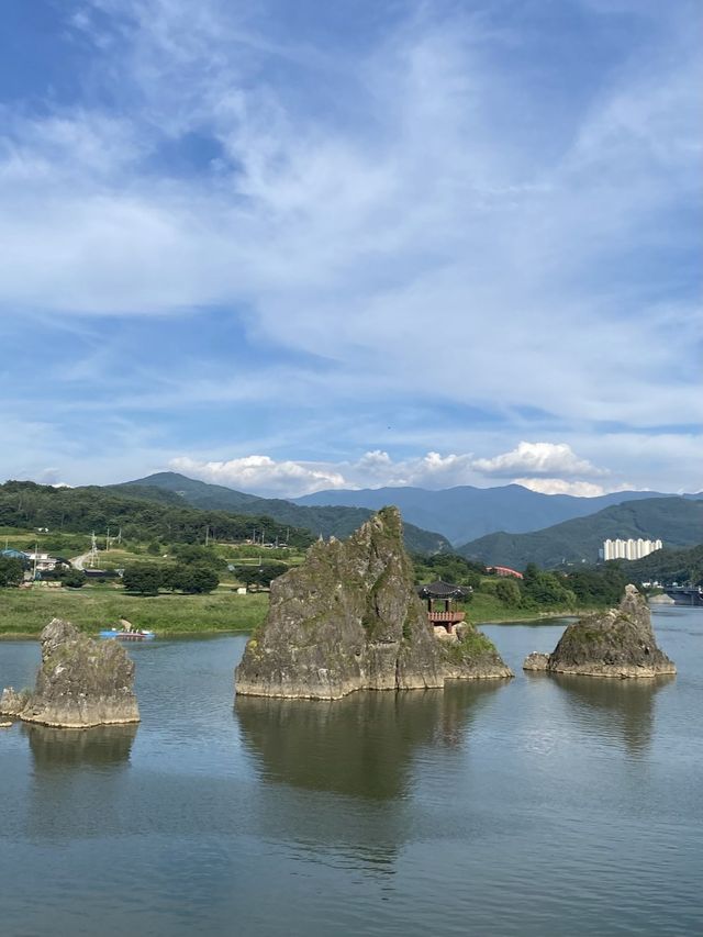 단양 팔경 중 하나인 도담삼봉! 🪨