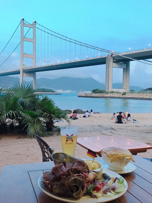望住青馬大橋🌉享用晚餐的超浪漫情懷
