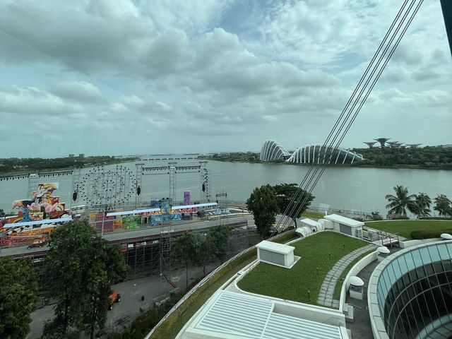 View of Singapore from ariel