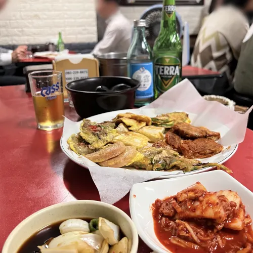 韓国/ソウル【鍾路】超ローカル!韓国料理、ジョンの盛り合わせが食べられるお店🤎