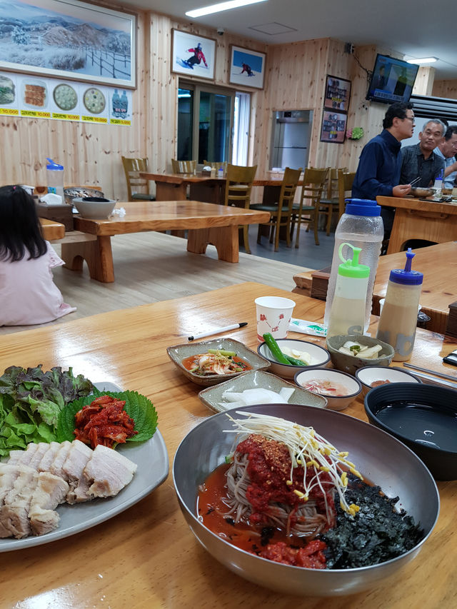 강원 정선 여행 메밀촌 막국수 