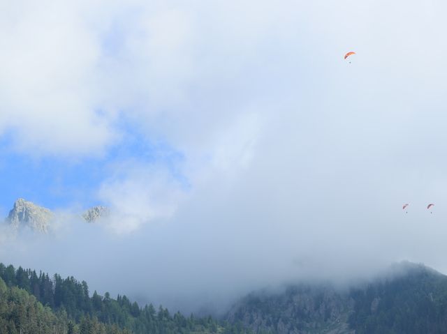 阿爾卑斯山小鎮法國夏慕尼