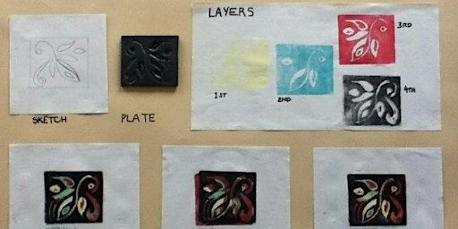 Reduction Linocut Printmaking | 320 E Adams St