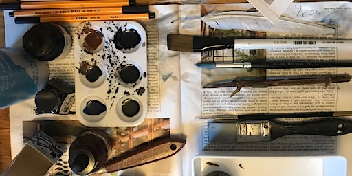 Get Busy at The Hive, one-off workshops, experimental pen and wash | Leavesden Country Park