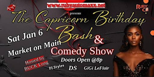 The Capricorn Birthday Bash & Comedy Show | Market on Main, Main Avenue Southwest, Hickory, NC, USA
