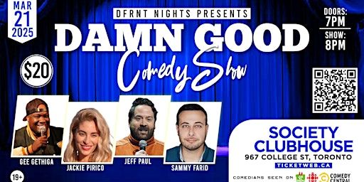 Damn Good Comedy Show | Society Clubhouse