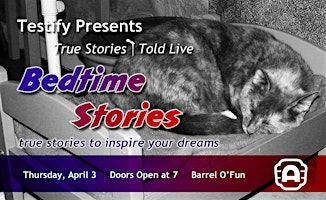 Testify Presents:  Bedtime Stories - A Storytelling Show | Barrel O' Fun