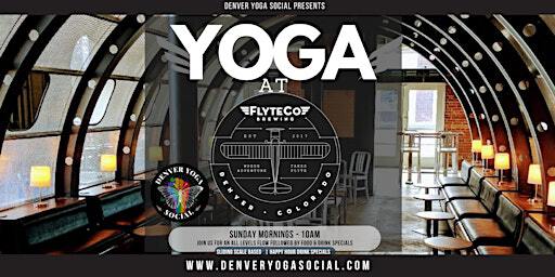 Sunday Yoga Bliss at Flyte Co Brewing on 38th Ave in the Highlands | FlyteCo Brewing