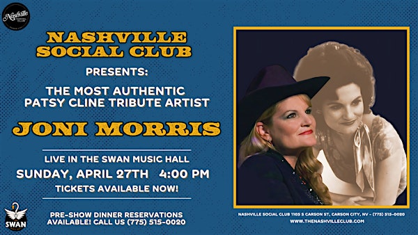 Joni Morris: A Tribute to the Music of Patsy Cline | Nashville Social Club Carson City