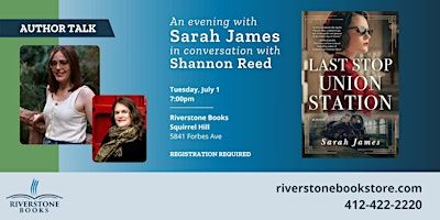 An Evening with Author Sarah James in Conversation with Shannon Reed | Riverstone Books