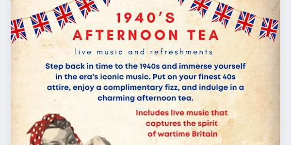 1940's Afternoon Tea | Jelleyman's Heritage Arts Charity