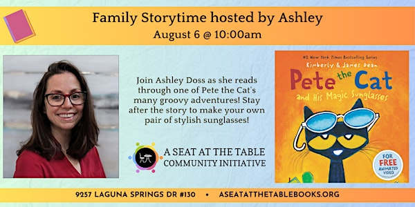 Nonprofit Weekday Storytime with Ashley | A Seat at the Table Books