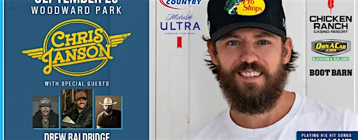 Chris Janson presented by 93.7 KISS Country | Rotary Amphitheater at Woodward Park