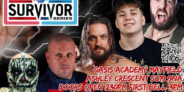 WRESTLING LIVE IN SOUTHAMPTON (Survivor series tag clash) | Oasis Academy Mayfield