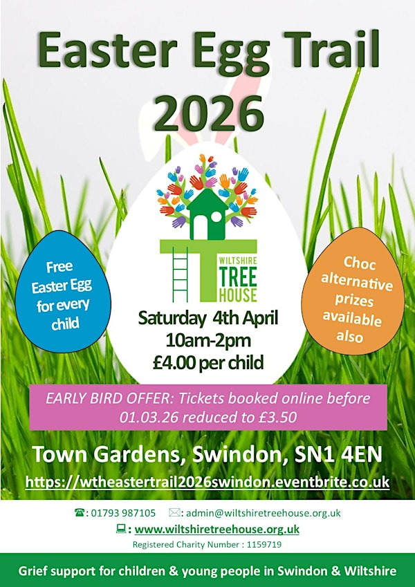 Easter Egg Trail 2026 - Swindon | Old Town Gardens