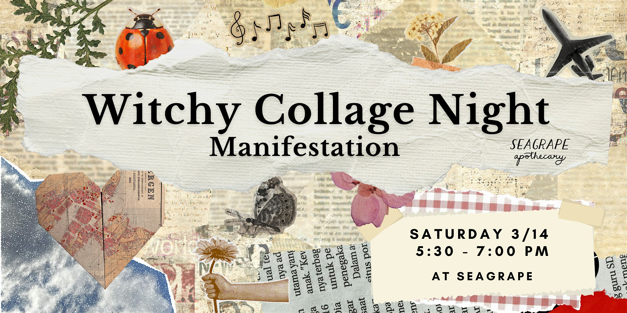 Witchy Collage Night: Manifestation | Seagrape Apothecary