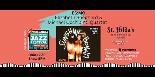 ES:MO Elizabeth Shepherd & Michael Occhipinti Quartet | St Hilda's Anglican Church