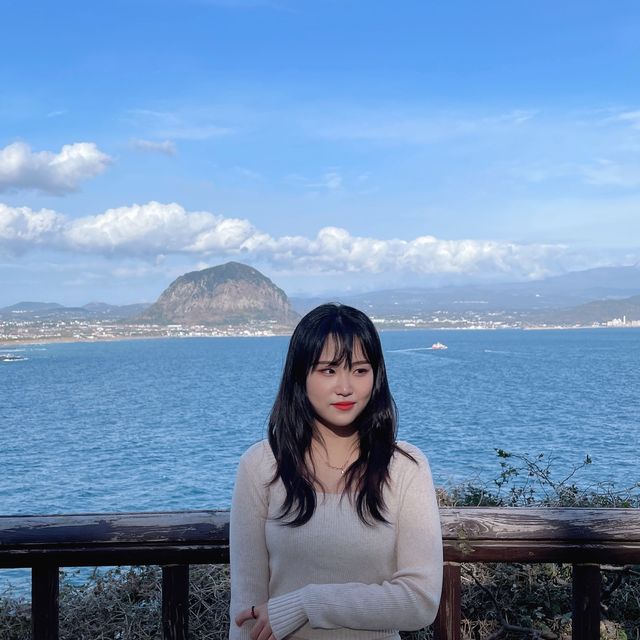 💚왼쪽에는 산방산, 오른쪽에는 한라산이 보이는 송악산💚