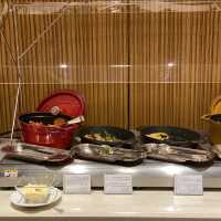 横浜ロイヤルパークホテル・クラブラウンジでの朝食