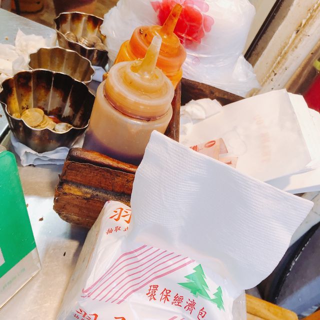 😋在地美食小吃攤🥚🍳 炸蛋蔥油餅 光華40年老店 阿嬤的炸蛋蔥油餅