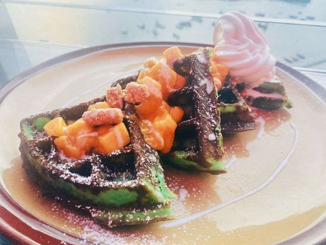 🌄Sky100日落配上top10最滋味waffle🧇 