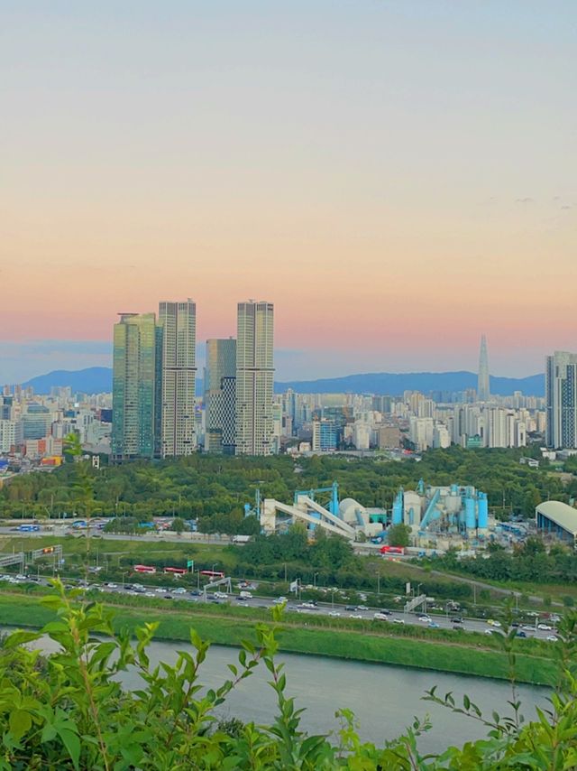 응봉산에서 노을구경 & 야경구경