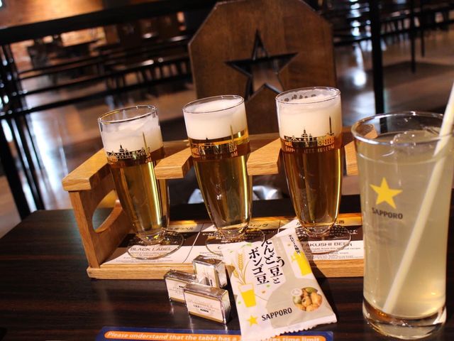 삿포로 맥주 박물관에서 맥주 체험