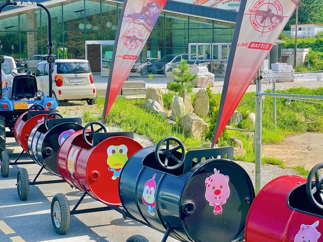 거제도 카트, 깡통기차, 페인트볼, 사격까지 '오션뷰 카트체험장' 🏎