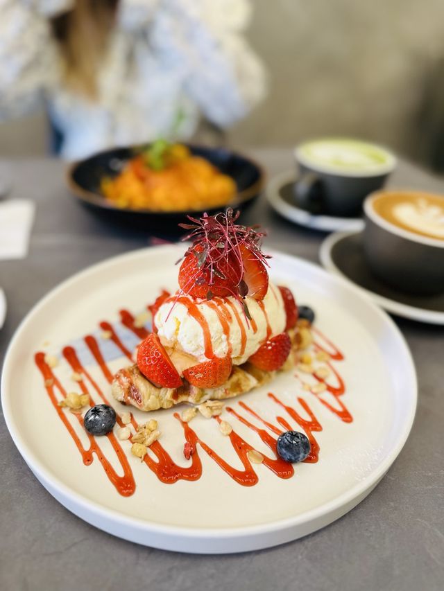 📍朗屏工業風cafe｜下午茶優惠🤩點主食或甜品飲品半價