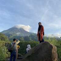 Mount Merapi the gorgeous nature