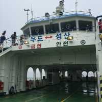 제주도에서 우도! 우도 자전거 여행을 즐겨봐요!