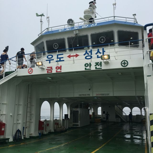 제주도에서 우도! 우도 자전거 여행을 즐겨봐요!