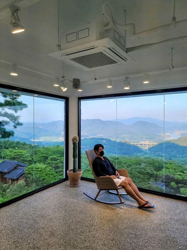지리산뷰가 아름다운 한옥카페, 경남산청 방목리카페☕️⛰️