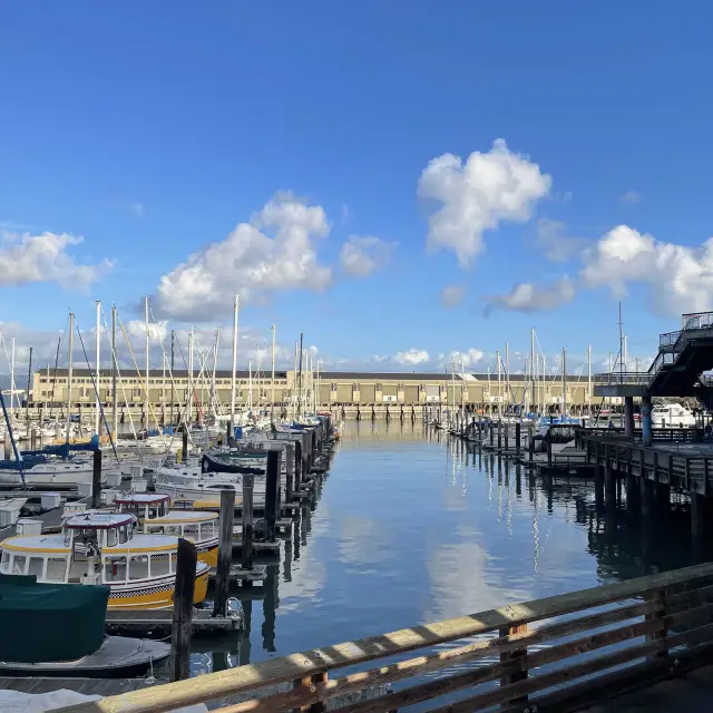 SF Pier Course - lots of delicious restaurant