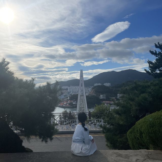 탁트인 뷰에 여수 시내를 한 눈에 볼 수 있는 돌산대교 