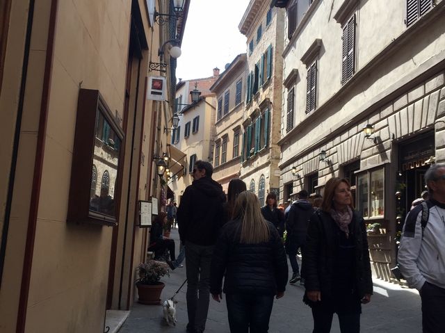 jogging around Cortona 